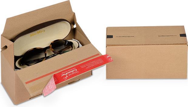 Dinkhauser Kartonagen Colompac shipping bag, 340x500x50 mm, brown (20 pcs., 19.50 x 9.50 x 9 cm)