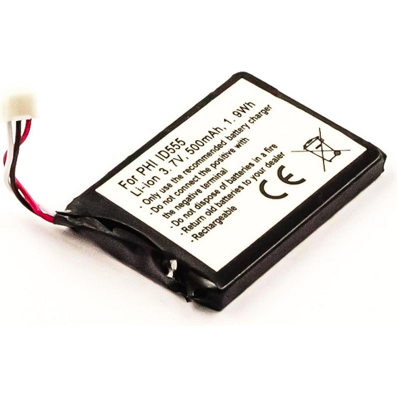 AGI 78601 - Akku - GRUNDIG SCENOS A - Weiss - Lithium-Ion (Li-Ion) - 500 mAh - 3,7 V, Telefon Zubehör