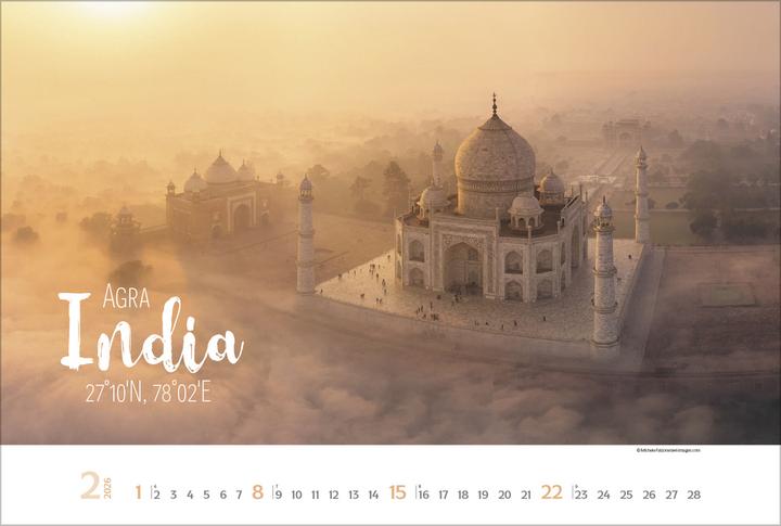 Produktbild Verlag Bildkalender Around the World 2026, Papierformat: Kein (Kein)