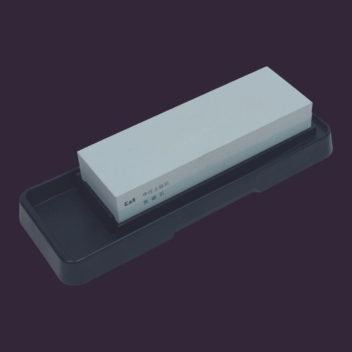 Actual product image Kai Shun combi sharpening stone 400/1000 grain