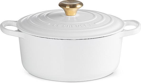 Produktbild Le Creuset 4,2 liter - Emaljeret støbejern - White (20 cm, Bräter + Schmortopf, Gusseisen)