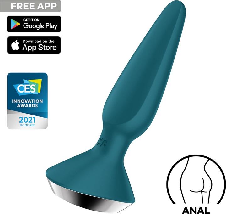 Immagine prodotto Satisfyer Plug-ilicious 1 Plug Vibrator - Petrol