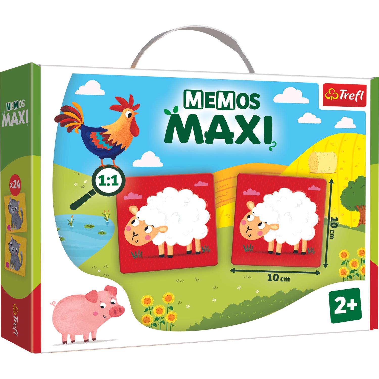 Trefl Memory Game "Farm Animals" (Deutsch, Englisch)