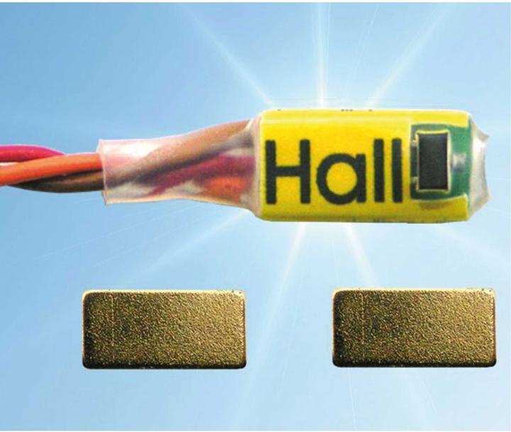 Actual product image SM Modellbau magnetic speed sensor unitest 2