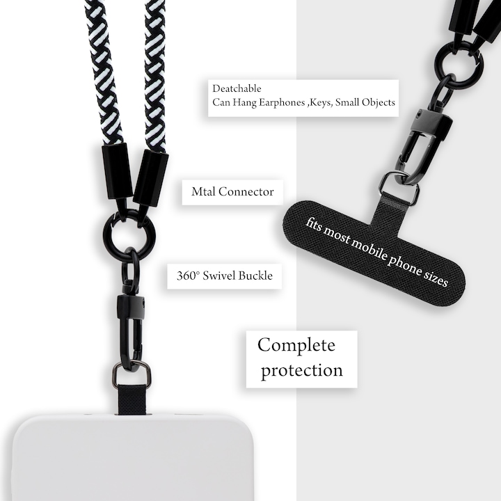 Actual product image Cadorabo Chain case for HTC Desire 510 necklace cover adjustable