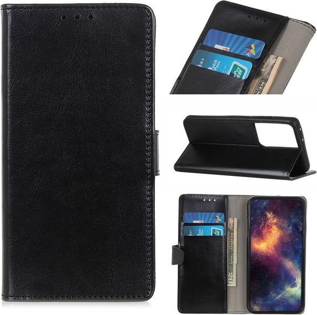 Produktbild MU Classic Crazy Horse Leder Bookcover Series (Samsung Galaxy S21 Ultra)
