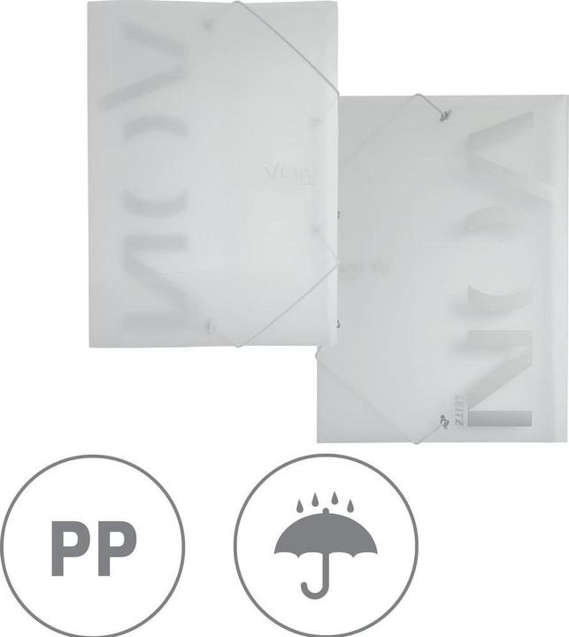 Image du produit von Chemise à élastique A4, Blanc, 5 pièces (A4, 5x)