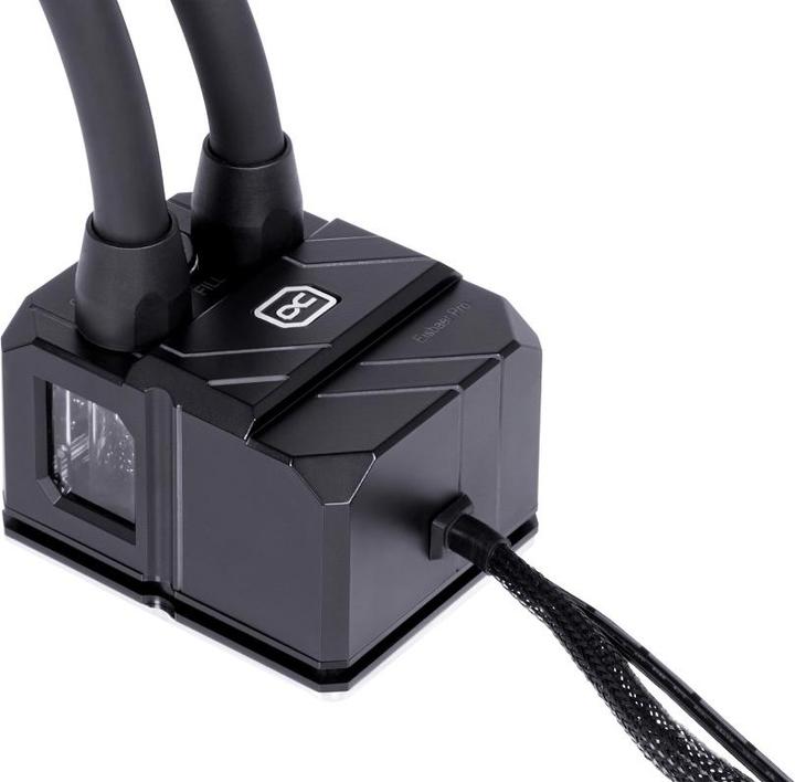 Actual product image Alphacool Eisbaer Pro Aurora 240 CPU complete water cooling, D-RGB
