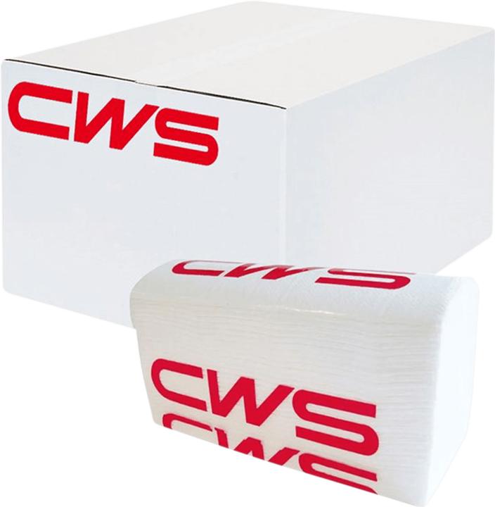 Actual product image CWS Faltpapier Classic, V-Falz, 2-lagig, Hochweiss, 15x 200 Blatt (15x)