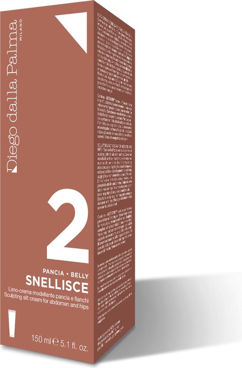 Actual product image Diego dalla Palma 2 Snellisce Sculpting silt cream for abdomen and hips 150 ml (Body cream, 150 ml)