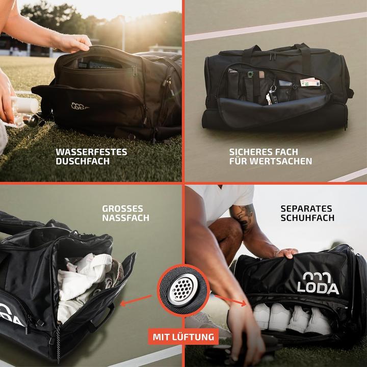 Actual product image Loda Sporttasche mit Rucksackfunktion, 68L (68 l)