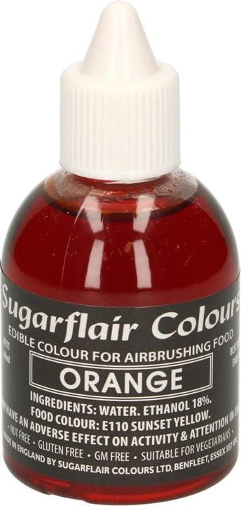 Produktbild Sugarflair Airbrush-Farbstoff - Orange (60 ml)