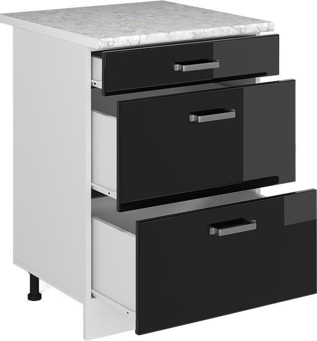 Schwarz Hochglanz, Weiss