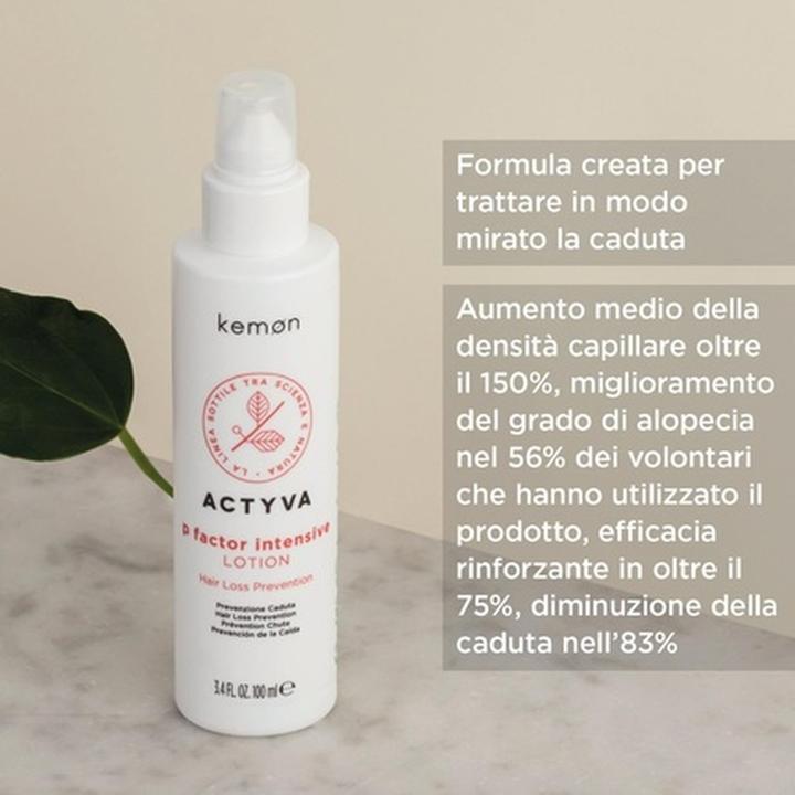 Image du produit Kemon Lotion Intensive Actyva P Factor Prévention de la Perte de Cheveux - Traitement pour la Perte de (100 ml)