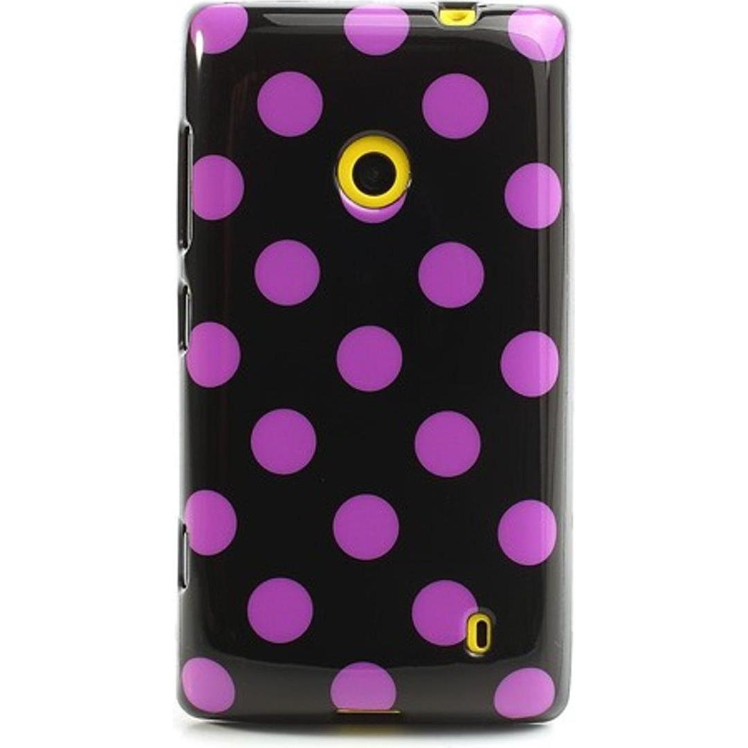 Thumbnail - König Design Schutzhülle TPU Case für Handy Nokia Lumia 520 525 Schwarz / Pink (Nokia Lumia 520), Smartphone Hülle, Schw...