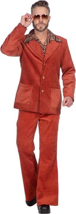 Immagine prodotto Wilbers Abito da uomo anni '70 Retro George, marrone (XL)