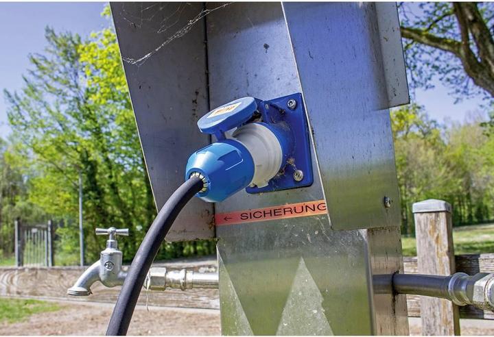 Actual product image As - Schwabe Camping CEE adapter cable with voltage indicator (1.50 m, CEE 7/3)