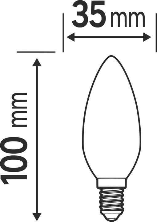Image du produit Osram Bougie (E14, 806 lm, 3 x)