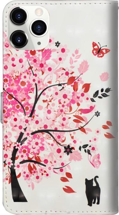 Produktbild Cover-Discount iPhone 12 / 12 Pro - Etui Glitzer Effekt Baum rosa (Apple iPhone 12, Apple iPhone 12 Pro)