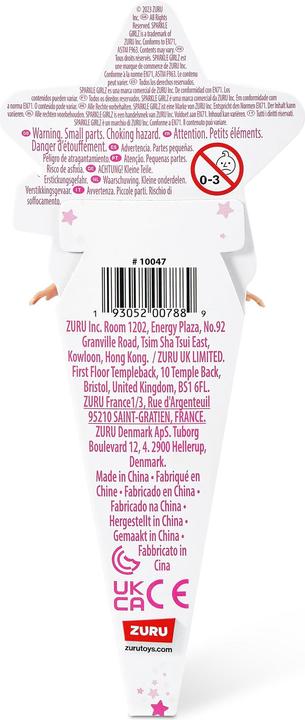 Produktbild Zuru SPARKLE GIRLZ-FANTASY-4" DOLL IN CONE,S2