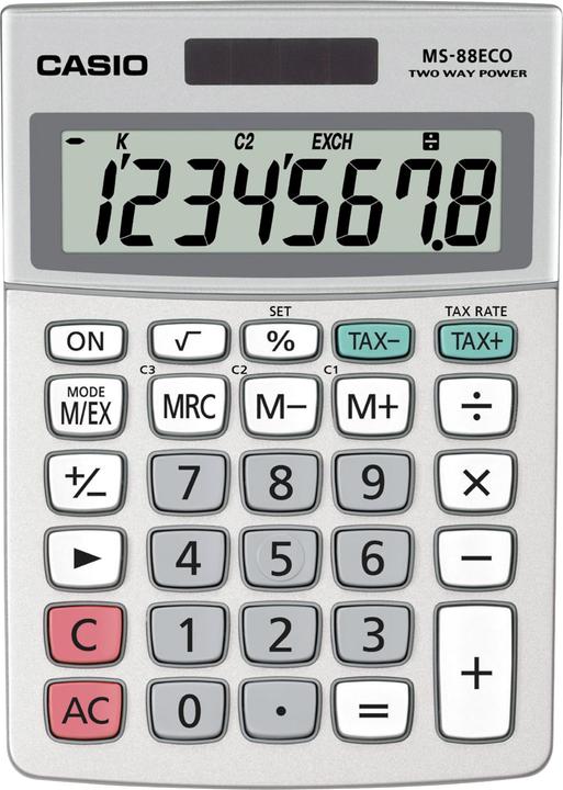 Actual product image Casio Ms-88eco (Batteries, Solar cells)