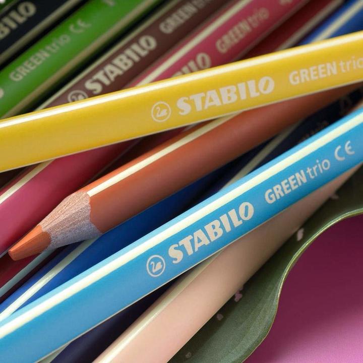 Produktbild STABILO GREENtrio Dreikant-Buntstift (Mehrfarbig, 12 x)