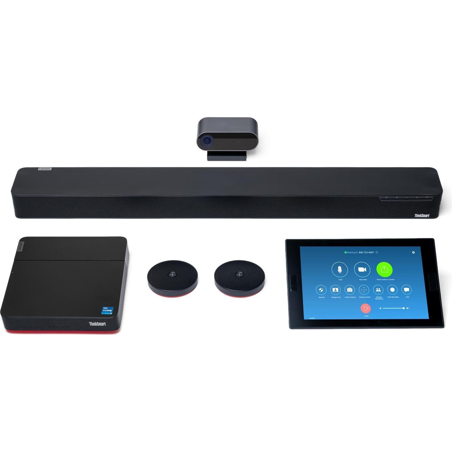 Lenovo ThinkSmart SP Core FullRoom Kit z W10IOT, Konferenzgerät, Schwarz