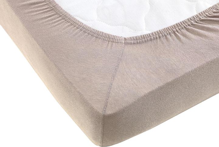 Actual product image Casativo Children's fitted sheet, 100% cotton, beige, 60 x 120 - 70 x 140 cm (60 x 120 - 70 x 140 cm)
