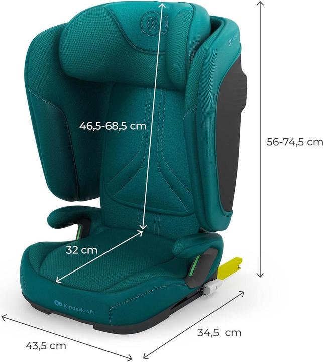 Produktbild KinderKraft Autositz Unity 2 I-Size GRÜN (Kindersitz)