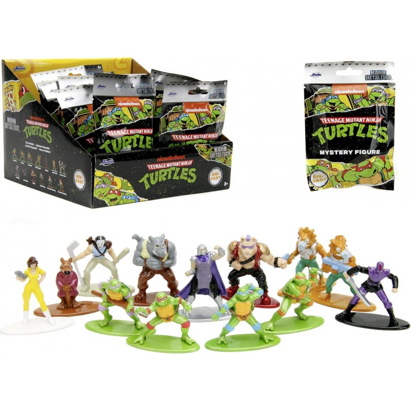 Jada Turtles Blind Pack Nanofigs, 13-sort.
