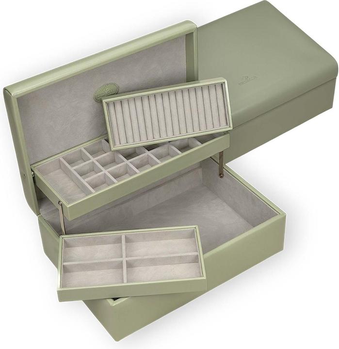Actual product image Windrose 803350.14 - Charm box with 2 removable inserts Merino Moda sage