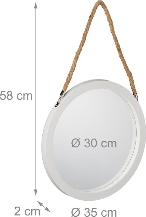 Produktbild Relaxdays Wandspiegel (35 x 2 x 58 cm)