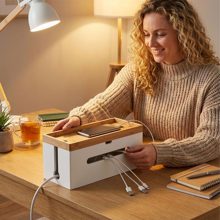 Actual product image Relaxdays Kabelbox