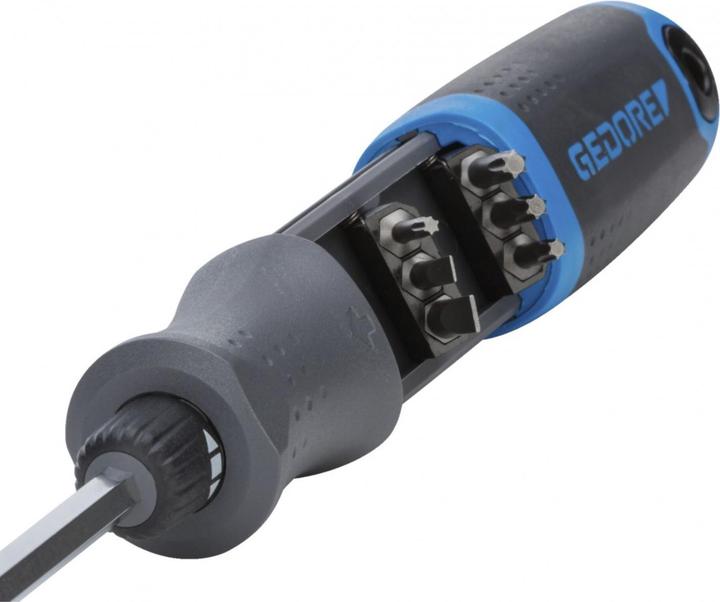 Actual product image Gedore 2169-012 Magazine screwdriver with ratchet function