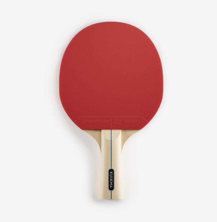 Actual product image Kuikma Set mit zwei vielseitigen Freizeit-Tischtennisschlägern TTR 50 2* und Bälle