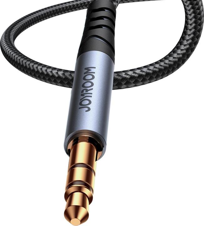 Produktbild Joyroom Stereo-Audiokabel AUX 3,5 mm Miniklinke 1,2 m schwarz (SY-A08) (1.20 m, 3.5mm Klinke (AUX))