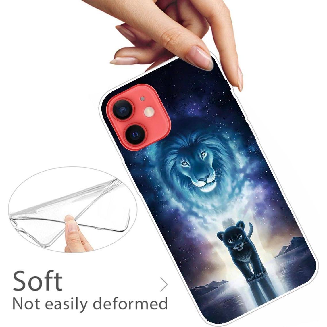 Thumbnail - König Design Hülle Handy Schutz für Apple iPhone 13 mini Case Cover Tasche Etuis Transparent (Apple iPhone 13 mini), Sma...