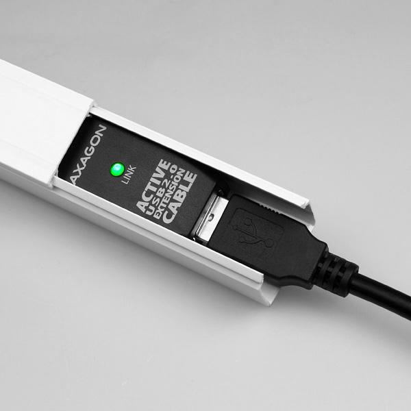 Actual product image Axagon USB A – USB A (5 m, USB 2.0)