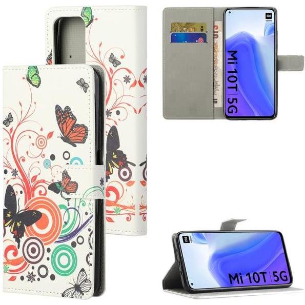 Thumbnail - MU Style Leder Bookcover Image Series (Xiaomi Mi 10T, Xiaomi Mi 10T Pro), Smartphone Hülle, Mehrfarbig