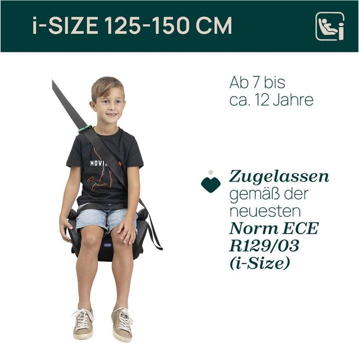 Produktbild Chicco Quasar Fix i-Size (Kindersitzerhöhung, ECE R129/i-Size Norm)