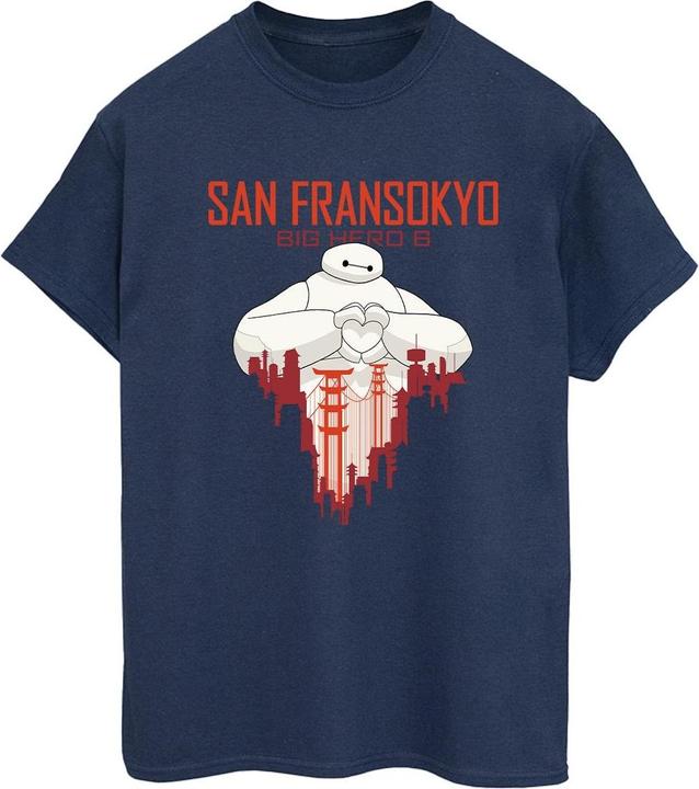 Produktbild Disney Big Hero 6 Baymax San Fransokyo Heart TShirt (XXL)