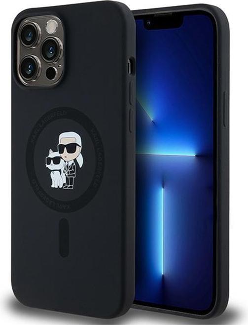 Immagine prodotto Karl Lagerfeld KLHMP13XSCMKCRHK Custodia rigida iPhone 13 Pro Max 6.7" in silicone Karl & Choupet (Apple iPhone 13 Pro Max)