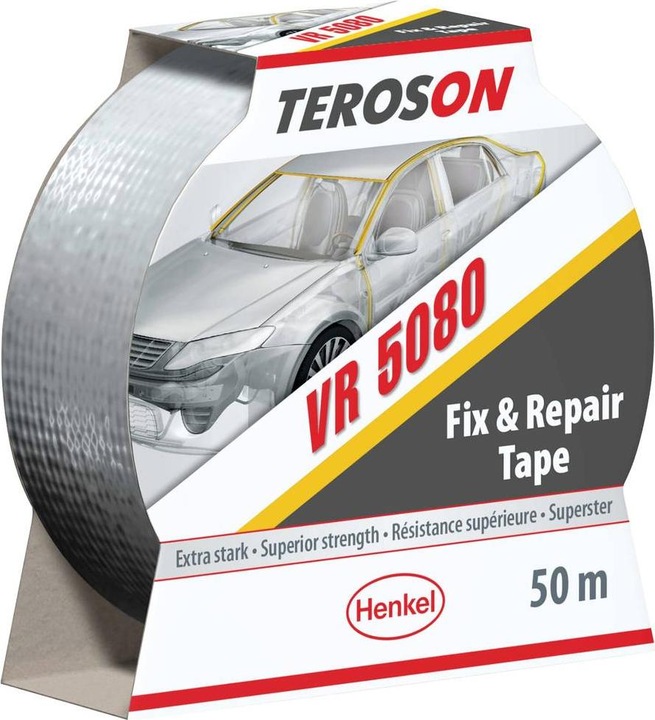 Immagine prodotto Teroson VR 5080 50M EGFD 801378 Nastro adesivo grigio (L x L) 50 m x 50 mm 50 m (50 mm)