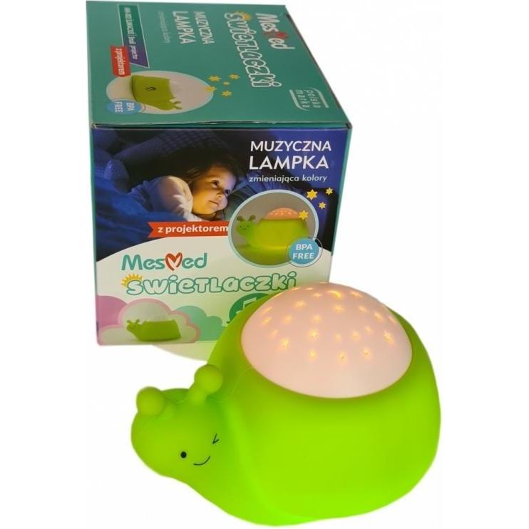 MesMed, Tischlampe, Lampka z projektorem i poztywką MM003 Ślimaczuś