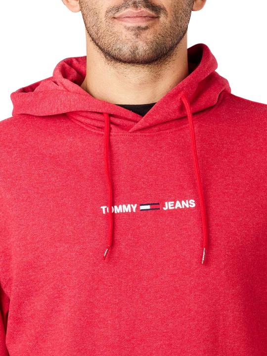 Produktbild Tommy Hilfiger Tommy Jeans Straight Logo Hoodie deep crimson (XXL)