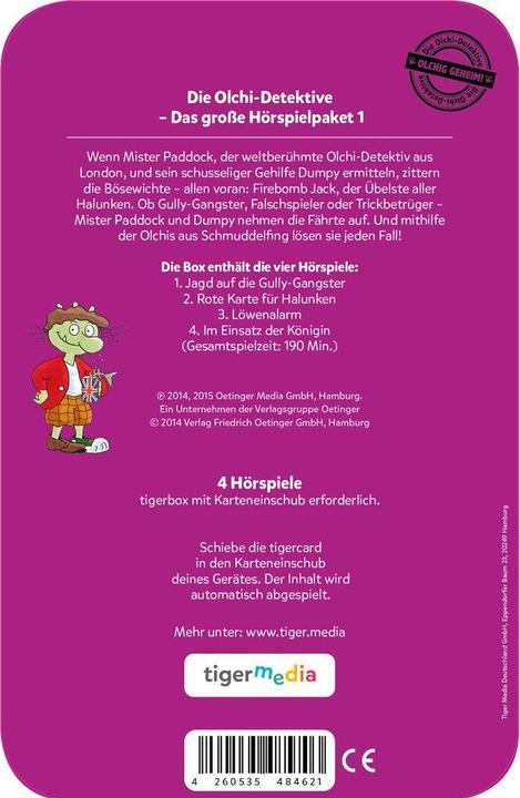 Immagine prodotto Tigermedia multicard - I detective di Olchie - La grande opera audio 1 (Tedesco)