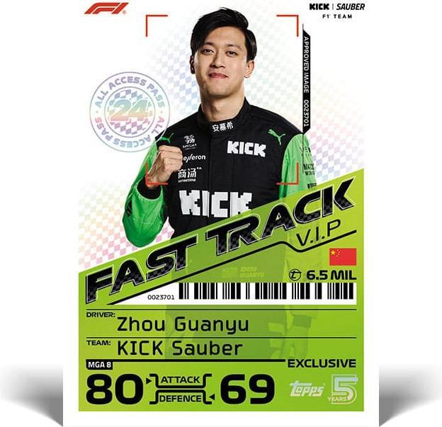 Actual product image Topps/Merlin FORMULA 1 TURBO ATTAX MEGA TIN (F1TA24-2406)