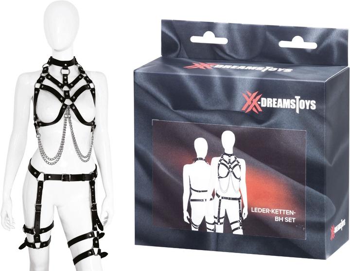 Immagine prodotto XXdreamSToys Set reggiseno corpo con catena in pelle