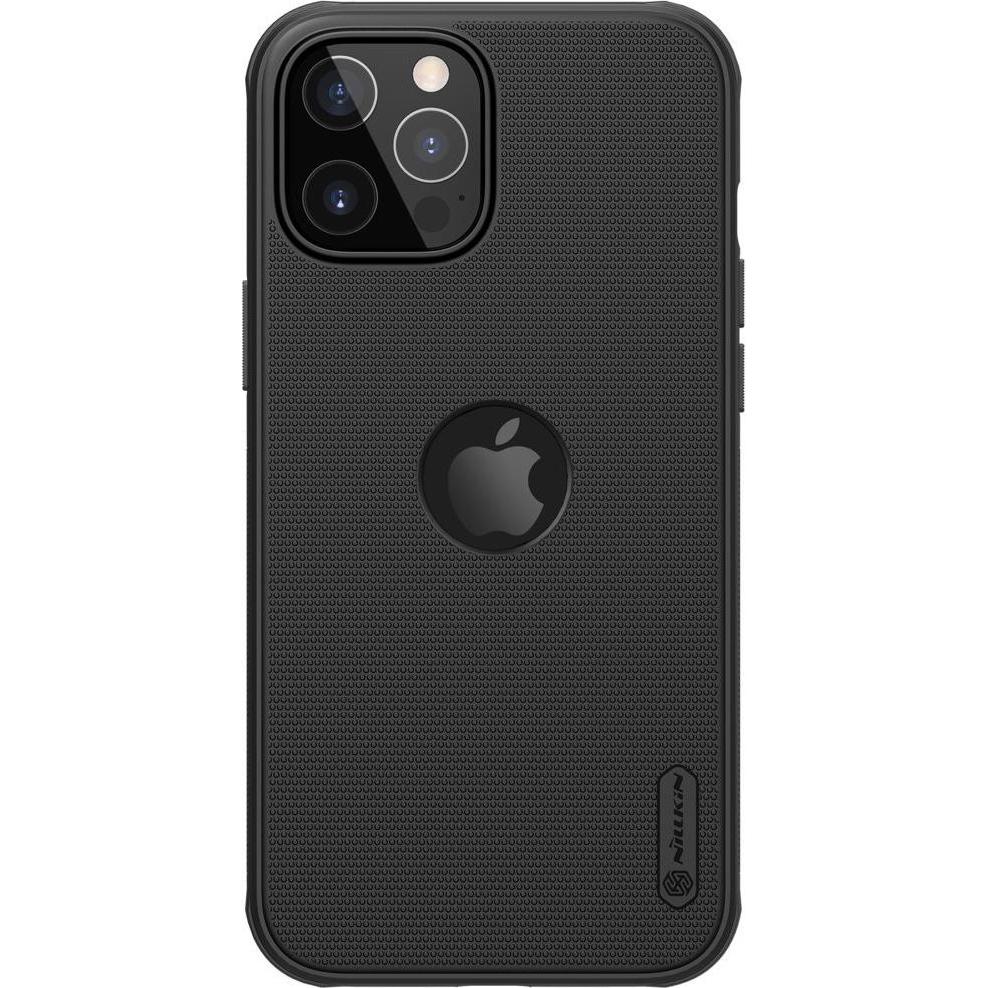 Nillkin Super Frosted Shield Series mit MagSafe (Apple iPhone 12 Pro Max), Smartphone Hülle, Schwarz