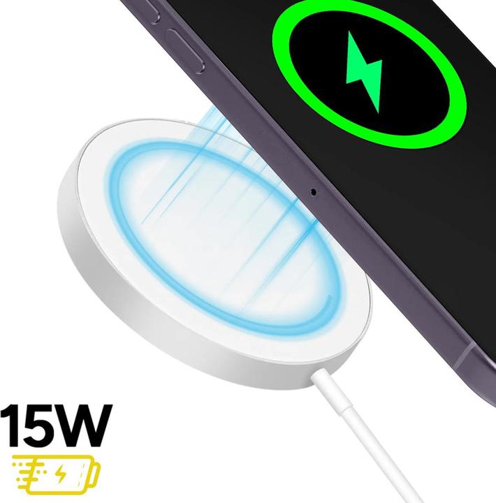 Actual product image Mayaxess MagSafe Ladegerät 15W iPhone 14 Pro (15 W)